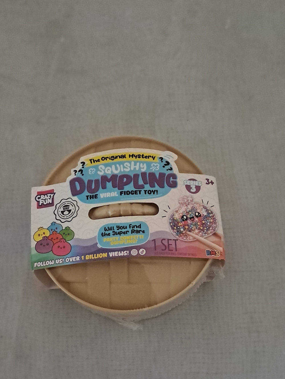 RMS Mystery  Squishy Dumpling Sensory Toy